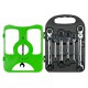 Jeu de 7 clés mixtes à cliquet articulées 72 dents – Profil 12 pans, dimensions de 8 à 19 mm pour usage professionnel
