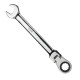 Jeu de 7 clés mixtes à cliquet articulées 72 dents – Profil 12 pans, dimensions de 8 à 19 mm pour usage professionnel