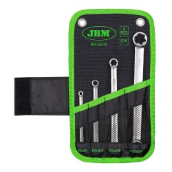 Jeu de 4 clés Torx femelles E plates de E6 à E24 pour mécanique automobile et maintenance professionnelle
