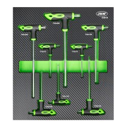 Module de 8 clés Torx en T en acier Chrome Vanadium de T10 à T50 pour servante d'atelier et mécanique professionnelle