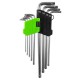 Jeu de 9 clés Torx extra-longues en acier Chrome Vanadium de T10 à T50 pour mécanique automobile et maintenance