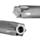 Jeu de 9 clés Torx extra-longues en acier Chrome Vanadium de T10 à T50 pour mécanique automobile et maintenance