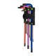 Jeu de 9 clés Torx extra-longues colorées en acier S2 de T10 à T50 pour mécanique automobile et maintenance