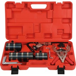 Coffret 10 pièces pour segments de piston avec compresseurs, pince à segments, expanseur et lames de nettoyage