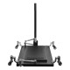 Détecteur de jeu pour suspension automobile avec plateforme articulée, charge 800 kg et pneus jusqu'à 330 mm