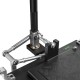Détecteur de jeu pour suspension automobile avec plateforme articulée, charge 800 kg et pneus jusqu'à 330 mm