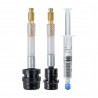 Colmateur de fuites monodose 6 ml pour climatisation automobile R134a et R1234yf avec adaptateurs inclus