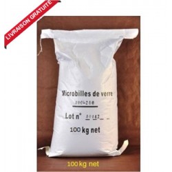 4x25 Kg Microbilles de Verre pour cabine de sablage