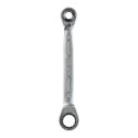 Clé à cliquet 4 en 1 10, 13, 17 et 19 mm à 72 dents avec profil 12 pans pour mécanique et maintenance