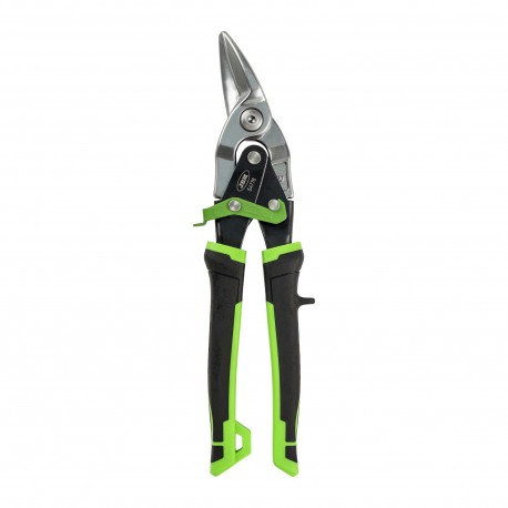 Ciseaux à tôle coupe à gauche 250 mm en acier Cr-Mo avec poignée ergonomique pour acier et inox