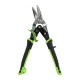Ciseaux à tôle coupe à gauche 250 mm en acier Cr-Mo avec poignée ergonomique pour acier et inox