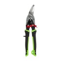 Cisailles à tôle coupe à gauche 250 mm en acier Cr-Mo avec poignée ergonomique pour acier et inox