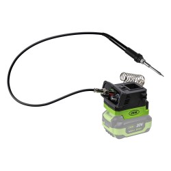 Fer à souder sans fil 20 V ultra-rapide avec montée à 200 °C en 7 secondes, écran digital et arrêt automatique