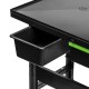 Table de travail mobile avec système de drainage, réservoir 7 L, tiroir à outils et charge maximale de 450 kg