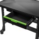 Table de travail mobile avec système de drainage, réservoir 7 L, tiroir à outils et charge maximale de 450 kg