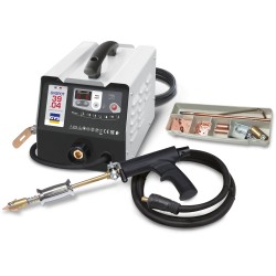 Débosseleur par point acier 400 V 3800 A avec amorçage automatique, soudage de goujons et fonction rétreinte
