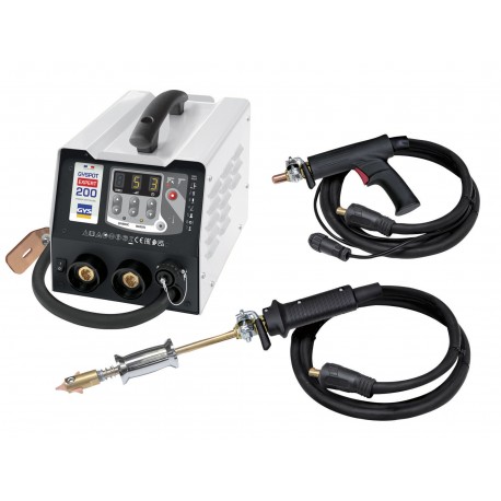 Débosseleur par point 230V modèle GYS GYSPOT EXPERT 200, 5100 A avec modes manuel et synergique pour carrosserie acier