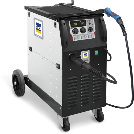 Poste à souder MIG/MAG CARMIG-E AUTO 200 A monophasé avec accessoires et dévidoir 4 galets