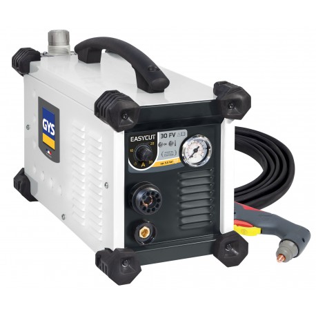 Découpeur plasma modèle EASYCUT 30 FV, 30 A flexible voltage 85-265 V avec torche 4 m, coupe jusqu'à 15 mm sur acier