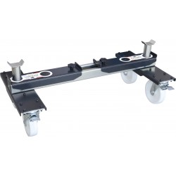 Chariot de manutention AUTO ROLL 1,2 T avec bras réglables et supports pivotants à 90° pour déplacement de véhicules