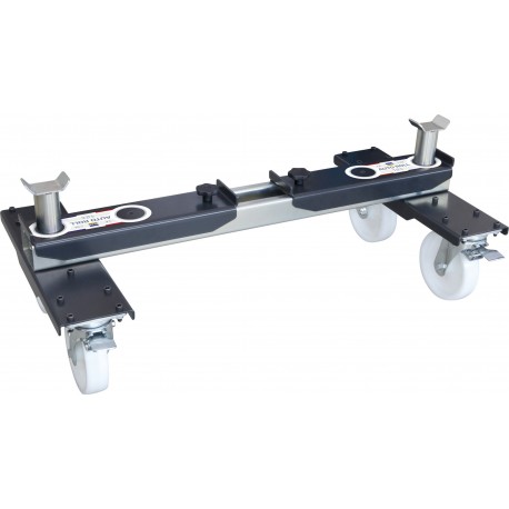 Chariot de manutention AUTO ROLL 1,2 T avec bras réglables et supports pivotants à 90° pour déplacement de véhicules