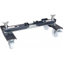 Chariot de manutention AUTO ROLL 1,2 T avec bras réglables et supports pivotants à 90° pour déplacement de véhicules