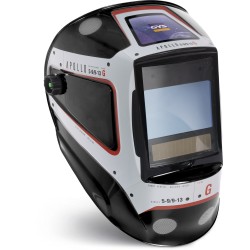 Masque de soudage modèle GYS APOLLO TRUE COLOR, obscurcissement automatique DIN 5-13 avec vision panoramique et 4 capteurs