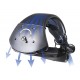 Masque de soudage modèle GYS GYSMATIC AIR XL TRUE COLOR, obscurcissement automatique DIN 9-13 avec ventilation assistée