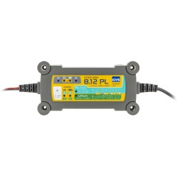 Chargeur de batterie modèle GYS GYSFLASH 8.12 PL, 8 A 12 V plomb et LiFePO4 avec maintien de charge et mode AGM