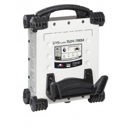 Chargeur de batterie modèle GYSFLASH 15.24 XTREM, 15 A 12 V et 24 V IP65 avec mode Supply pour batteries plomb