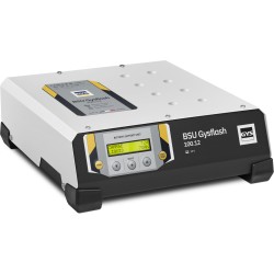 Chargeur de batterie modèle GYSFLASH 100.12 HF, 100 A 12 V avec alimentation stabilisée pour batteries plomb et LiFePO4
