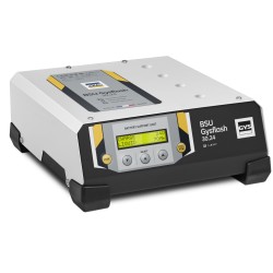 Chargeur de batterie modèle GYSFLASH 30.24 HF, 30 A 6 V, 12 V et 24 V avec alimentation pour batteries plomb et LiFePO4