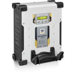 Chargeur de batterie mural modèle GYSFLASH 102.12 HF Vertical 100 A 12 V avec alimentation stabilisée pour batteries plomb