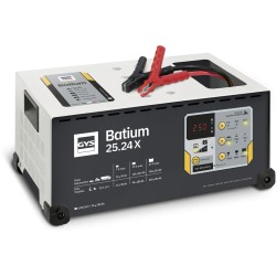 Chargeur de batterie modèle BATIUM 25.24X automatique, 6 V, 12 V et 24 V pour batteries plomb de démarrage et de traction
