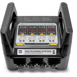Chargeur de batterie 4 sorties 10 A pour batteries 6 V et 12 V plomb et Lithium-Fer-Phosphate (LiFePO4) – Station multicharge