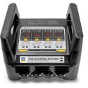 Chargeur de batterie 4 sorties 10 A pour batteries 6 V et 12 V plomb et Lithium-Fer-Phosphate (LiFePO4) – Station multicharge