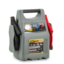 Booster de démarrage modèle GYSPACK 660, 12 V avec alimentation 12 V et batterie intégrée 28 Ah