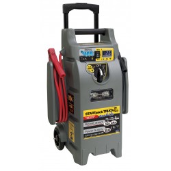 Booster de démarrage professionnel modèle STARTPACK TRUCK MOBILE, 12 V / 24 V avec alimentation 12 V et batteries 2 × 22 Ah