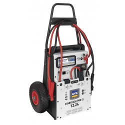 Booster de démarrage professionnel modèle STARTPACK PRO 12.24 CI, 12 V / 24 V avec chargeur intégré et batteries 2 × 30 Ah