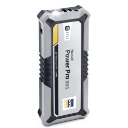 Booster de démarrage lithium modèle NOMAD POWER PRO 801, 12 V 850 A avec batterie externe 74 Wh et lampe LED