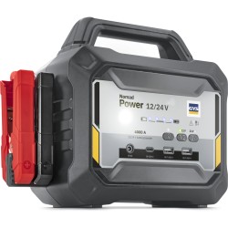 Booster de démarrage lithium modèle NOMAD POWER, 12/24 V 1900 A avec batterie externe 218 Wh et lampe LED