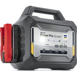 Booster de démarrage lithium modèle NOMAD POWER PRO, 12/24 V 2300 A avec batterie externe 499,59 Wh et lampe LED