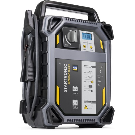 Booster de démarrage sans batterie modèle STARTRONIC SUPERCAP, 12/24 V à supercondensateurs 1050 A / 880 A professionnel