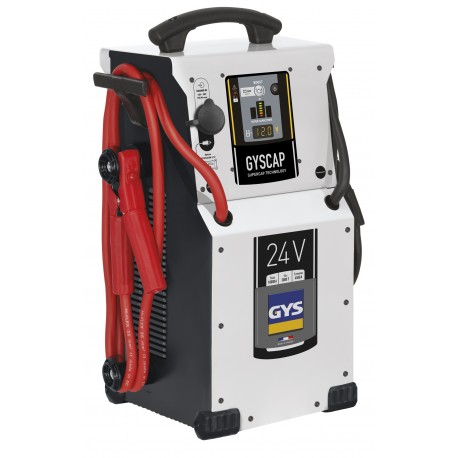 Booster de démarrage sans batterie modèle GYSCAP, 24 V 2500 A à supercondensateurs pour poids lourds, bus et engins industriels