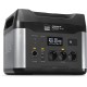 Centrale électrique portable avec batterie LiFePO4 1408 Wh, convertisseur pur sinus 2000 W, fonction booster 12 V