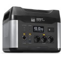 Centrale électrique portable avec batterie LiFePO4 1408 Wh, convertisseur pur sinus 2000 W, fonction booster 12 V