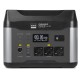 Centrale électrique portable avec batterie LiFePO4 1408 Wh, convertisseur pur sinus 2000 W, fonction booster 12 V
