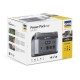 Centrale électrique portable avec batterie LiFePO4 1408 Wh, convertisseur pur sinus 2000 W, fonction booster 12 V