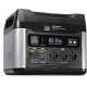Centrale électrique portable avec batterie LiFePO4 1408 Wh, convertisseur pur sinus 1500 W et fonction booster 12 V