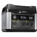 Centrale électrique portable avec batterie LiFePO4 1408 Wh, convertisseur pur sinus 1500 W et fonction booster 12 V